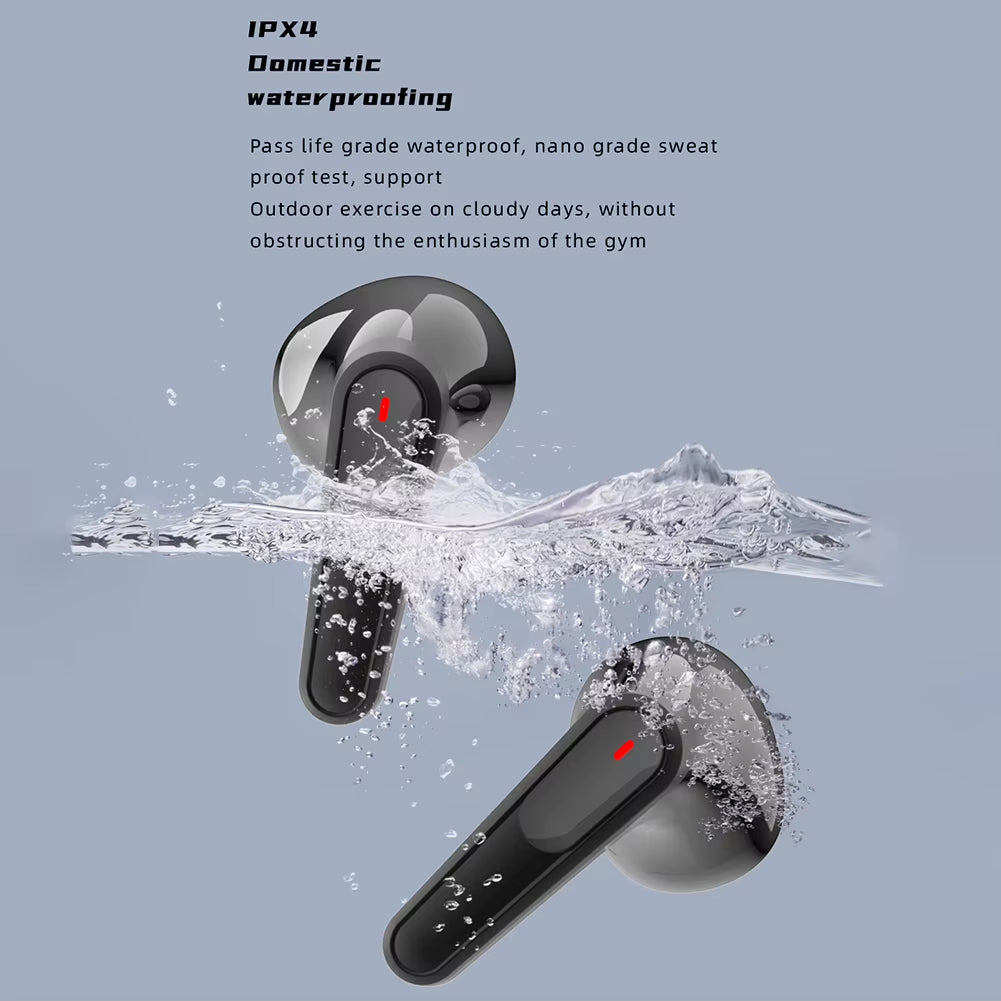 PRO 90 Noise Reduction Headphones Waterproof Bluetooth-Compatible Digital Display Smart Touch Large Battery Life Game Earphones
