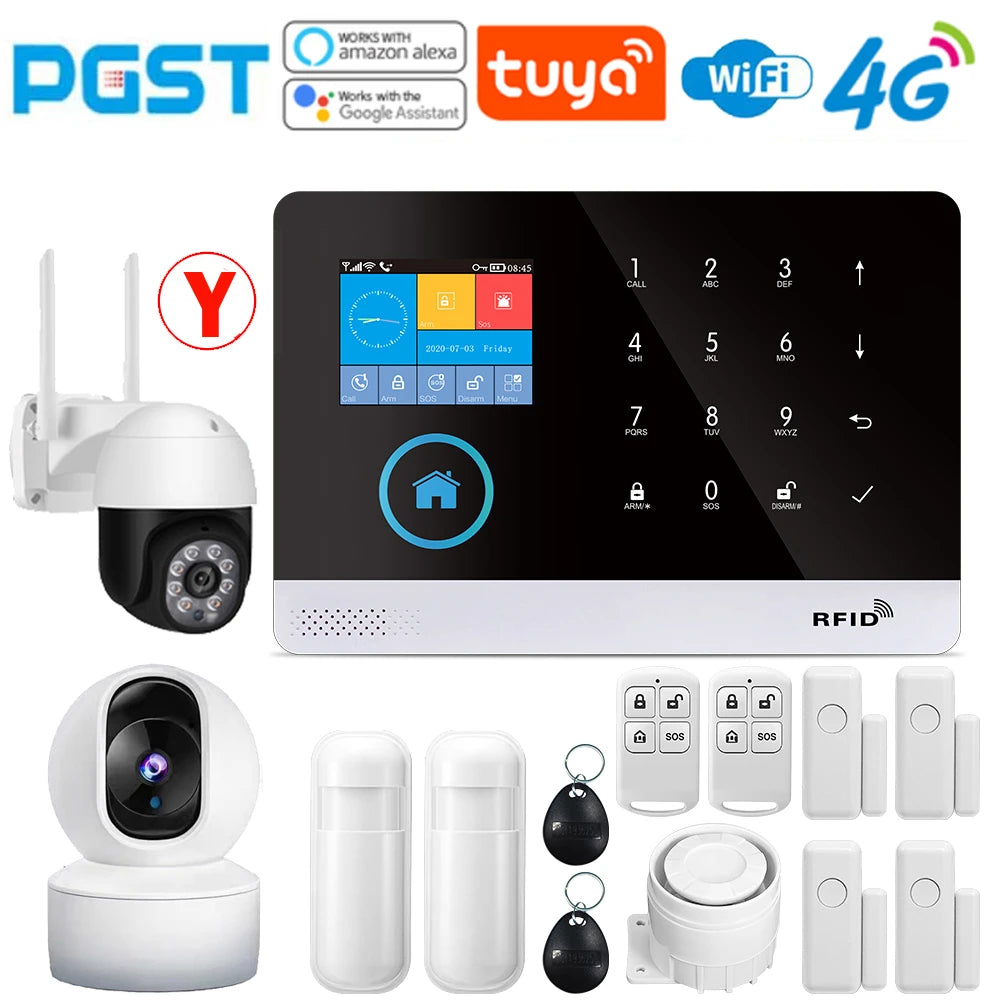 PGST SecureGuard – Alarma Inteligente con WiFi & GSM 4G