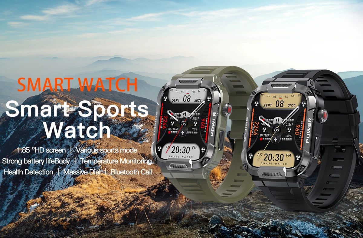 TitanWatch Outdoor – Smartwatch con GPS & Monitor de Salud