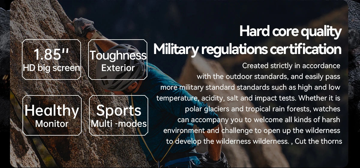 TitanWatch Outdoor – Smartwatch con GPS & Monitor de Salud