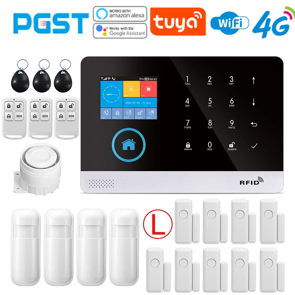 PGST SecureGuard – Alarma Inteligente con WiFi & GSM 4G