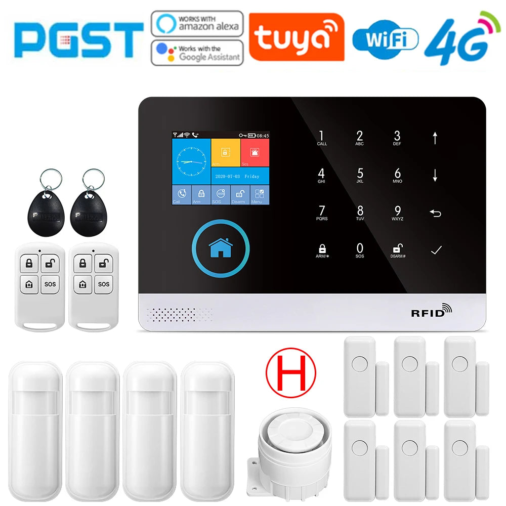 PGST SecureGuard – Alarma Inteligente con WiFi & GSM 4G