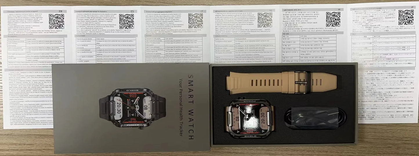TitanWatch Outdoor – Smartwatch con GPS & Monitor de Salud