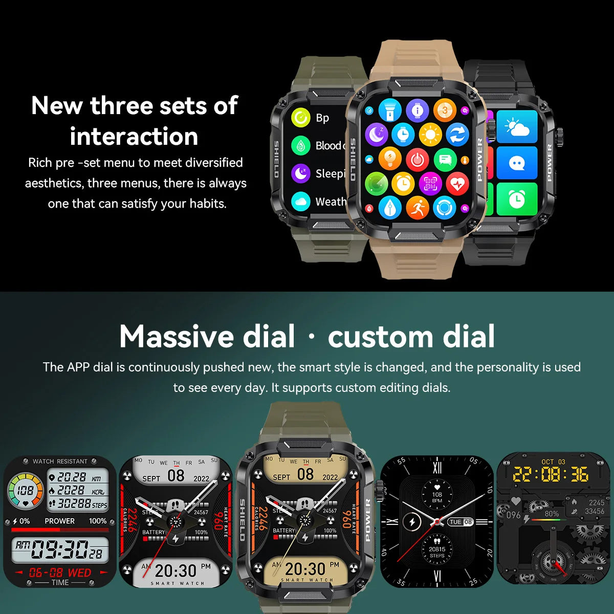 TitanWatch Outdoor – Smartwatch con GPS & Monitor de Salud