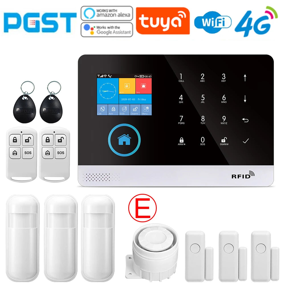 PGST SecureGuard – Alarma Inteligente con WiFi & GSM 4G