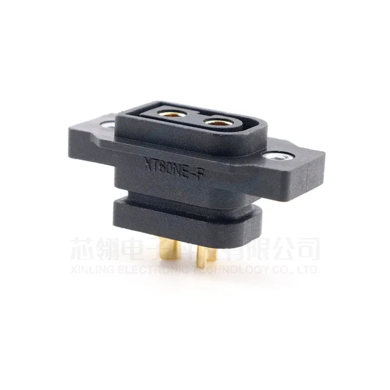 XT60NE-F Conector de Carga para Modelismo – Plug Macho y Hembra, Chapado en Oro, Alta Corriente para ESC
