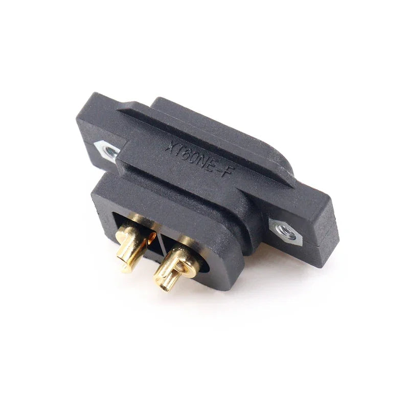 XT60NE-F Conector de Carga para Modelismo – Plug Macho y Hembra, Chapado en Oro, Alta Corriente para ESC