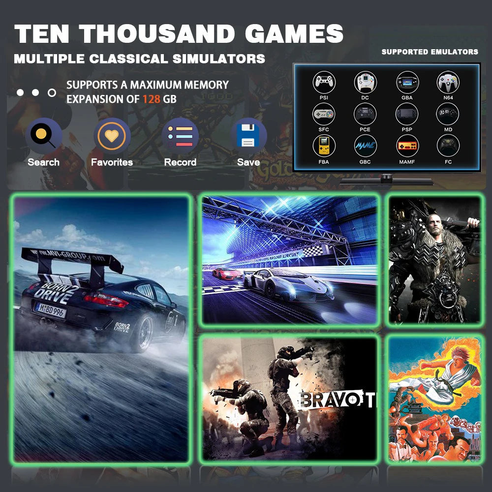 X2 Ultra RetroBox – Consola 4K con 30,000 Juegos & Controlador Inalámbrico