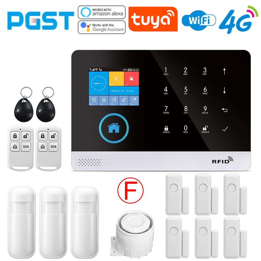 PGST SecureGuard – Alarma Inteligente con WiFi & GSM 4G