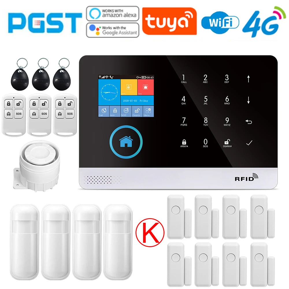 PGST SecureGuard – Alarma Inteligente con WiFi & GSM 4G