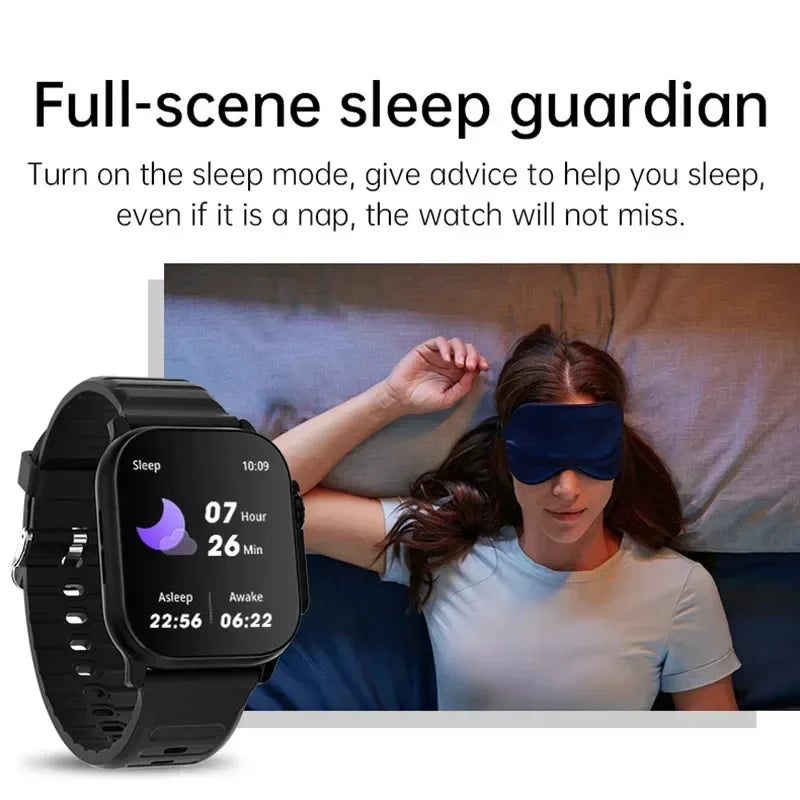 LAXASFIT T900Ultra Pro – Smartwatch con Bluetooth & Monitor de Frecuencia Cardíaca