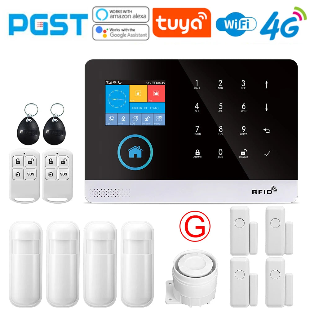 PGST SecureGuard – Alarma Inteligente con WiFi & GSM 4G