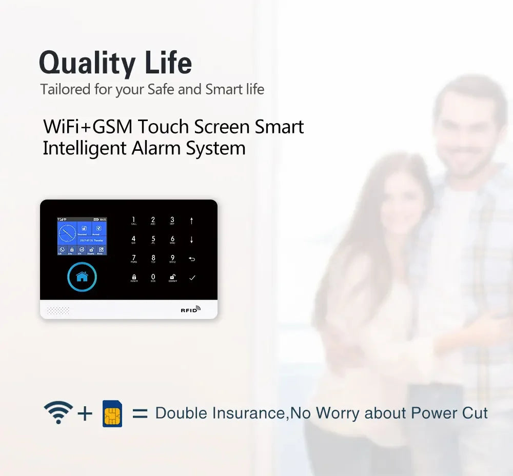PGST SecureGuard – Alarma Inteligente con WiFi & GSM 4G