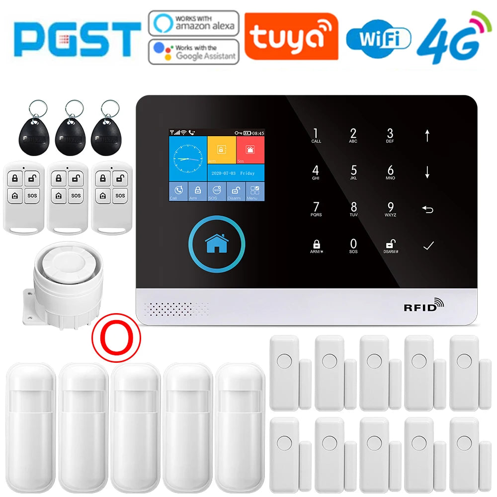 PGST SecureGuard – Alarma Inteligente con WiFi & GSM 4G