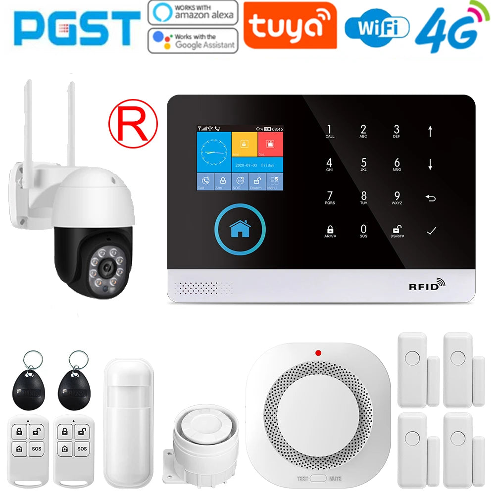 PGST SecureGuard – Alarma Inteligente con WiFi & GSM 4G