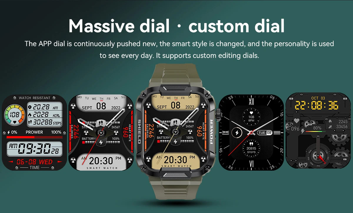 TitanWatch Outdoor – Smartwatch con GPS & Monitor de Salud