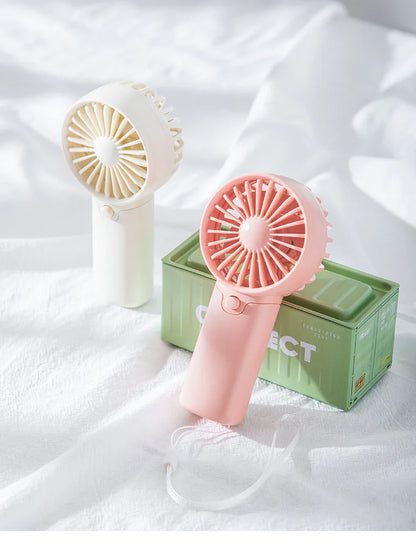 Ventilador Portátil Multicolor – Diseño Compacto, Funcionamiento Silencioso y Control con Un Toque