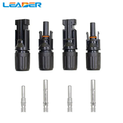 Set de 10/50/100 Pines de Conector Solar PV – Terminal Macho y Hembra para Cable de 1000V-1500V (2.5mm~6.0mm)