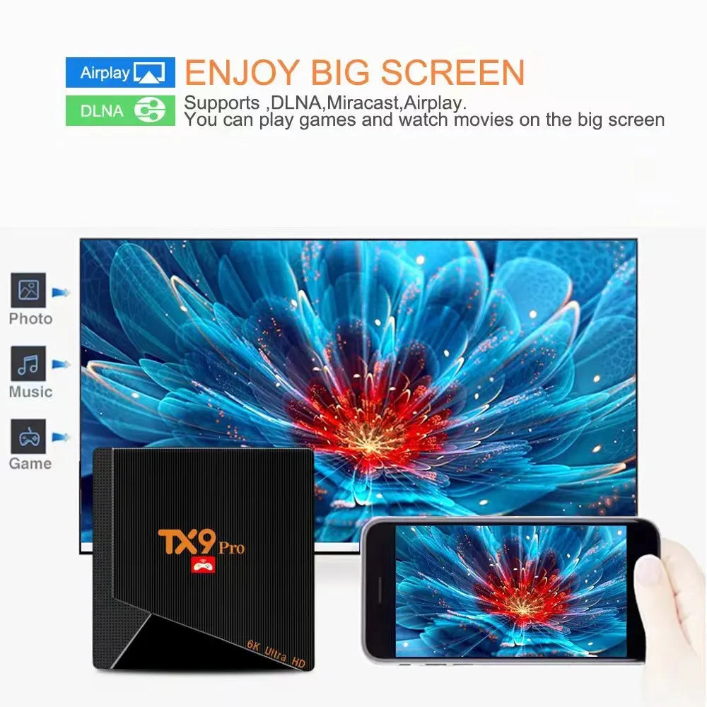 Android GameBox 4K – Consola de Juegos con 9000 Juegos & Sistema Dual
