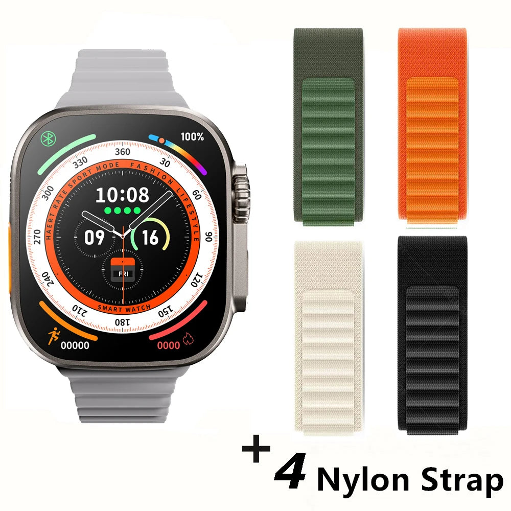 UltraPro MAX 10 – Smartwatch con Pantalla AMOLED & Carga Inalámbrica