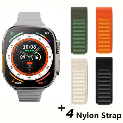 UltraPro MAX 10 – Smartwatch con Pantalla AMOLED & Carga Inalámbrica