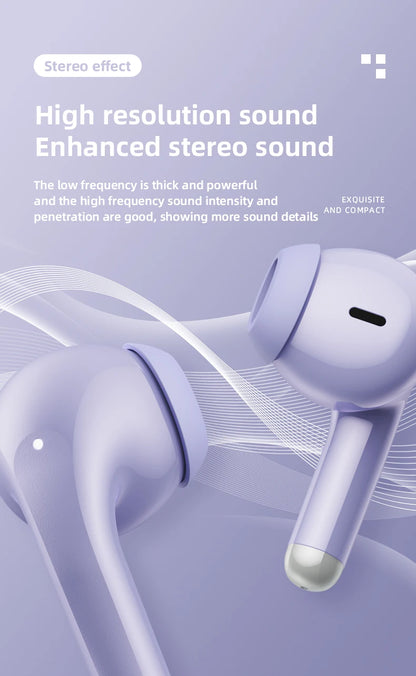 BassFlow LP40 – Auriculares Bluetooth con Cancelación de Ruido & Touch Control