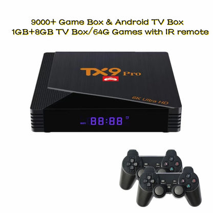 Android GameBox 4K – Consola de Juegos con 9000 Juegos & Sistema Dual