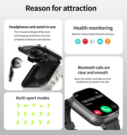 TitanSync 2X – Smartwatch con Auriculares Integrados & GPS