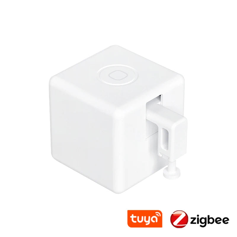 Tuya Zigbee Smart Fingerbot – Interruptor Automático para Cortinas, Garage y Botones con Control de Voz