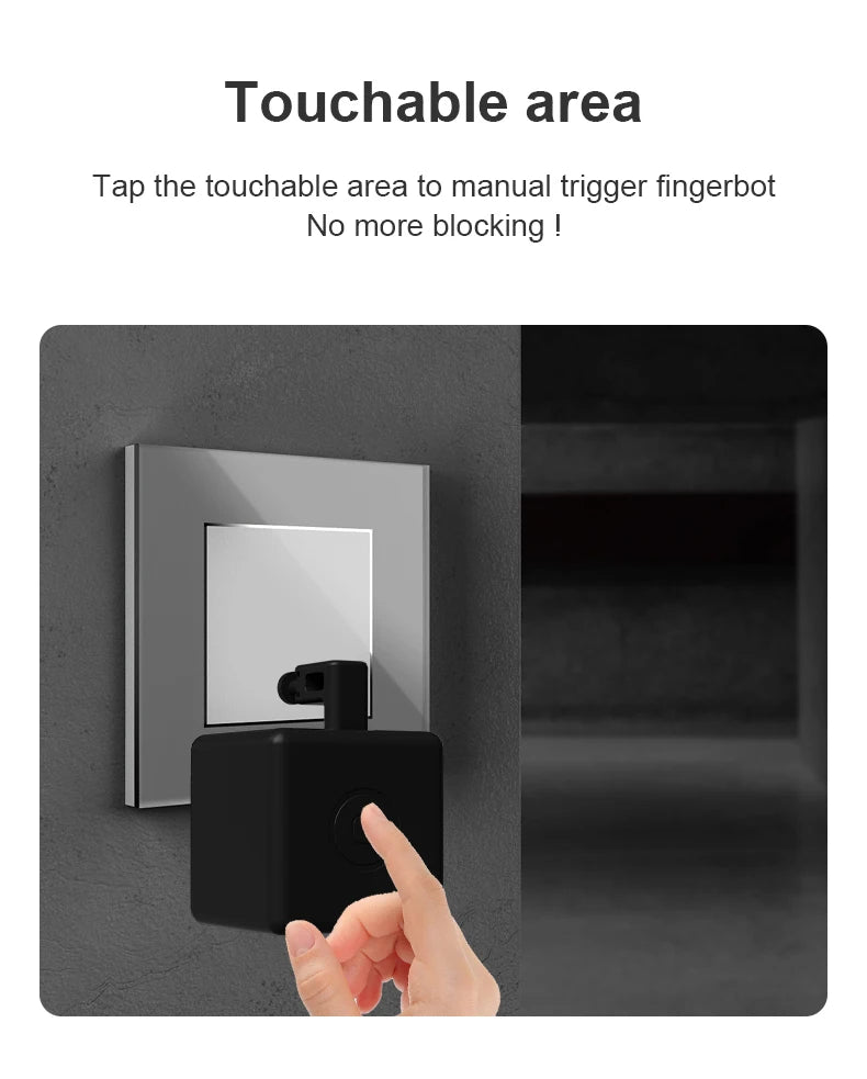 Tuya Zigbee Smart Fingerbot – Interruptor Automático para Cortinas, Garage y Botones con Control de Voz