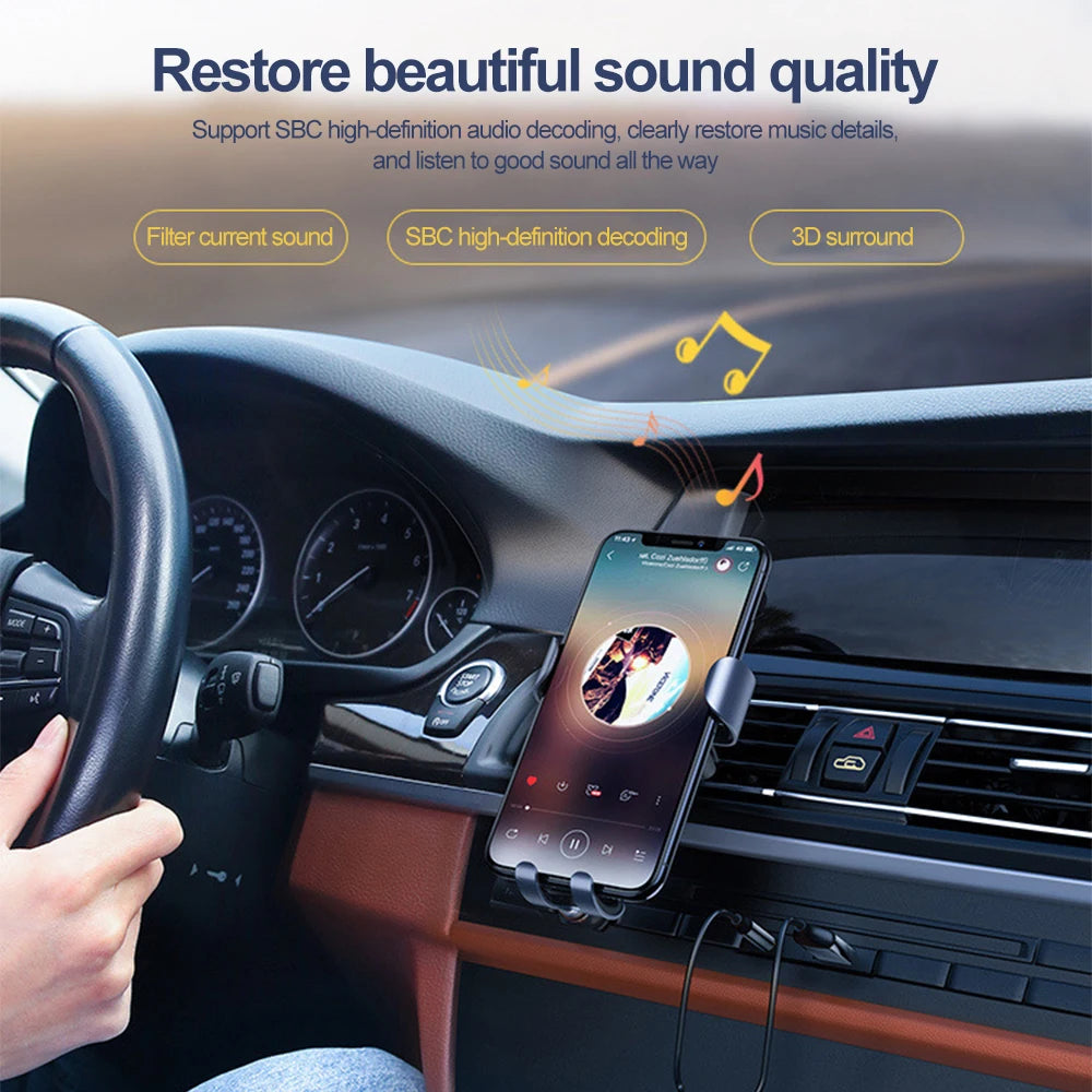 BlueLink 5.0 – Transmisor & Receptor Bluetooth con Audio AUX 3.5mm