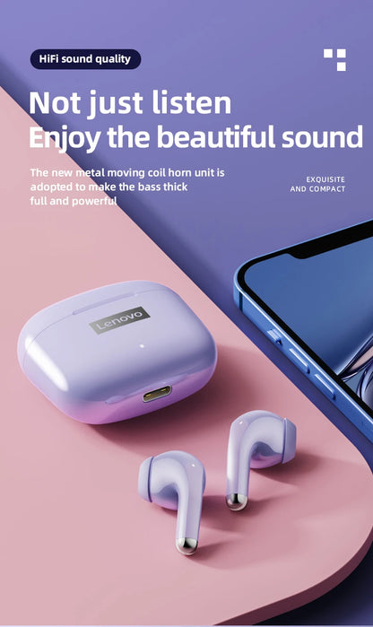 BassFlow LP40 – Auriculares Bluetooth con Cancelación de Ruido & Touch Control