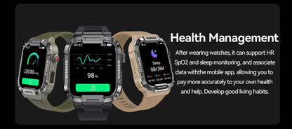 TitanWatch Outdoor – Smartwatch con GPS & Monitor de Salud
