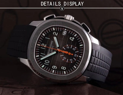 Specht & Söhne SportChrono – Reloj Deportivo con Correa de Goma & Cuarzo