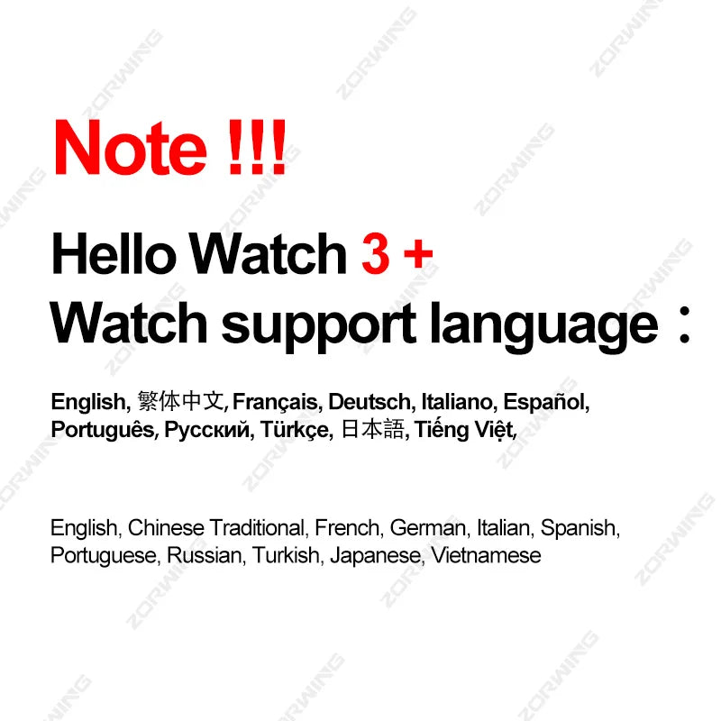 Hello Watch 3 Plus Ultra – Smartwatch AMOLED con Brújula & Música Local