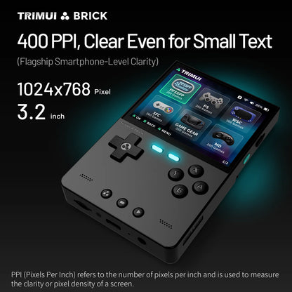 TRIMUI BRICK Pro – Consola Retro con Pantalla IPS & Iluminación LED