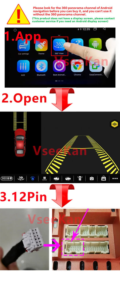 Vision360 Pro – Cámara Panorámica 3D con Vista Completa & Alta Definición