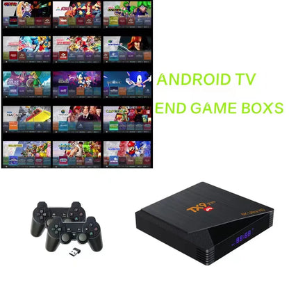 Android GameBox 4K – Consola de Juegos con 9000 Juegos & Sistema Dual