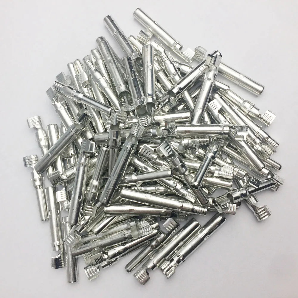 Set de 10/50/100 Pines de Conector Solar PV – Terminal Macho y Hembra para Cable de 1000V-1500V (2.5mm~6.0mm)