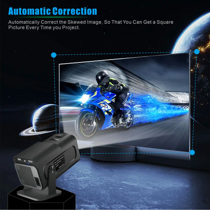 CineMax HY320 – Mini Proyector 4K con Android 11 & Wi-Fi Dual