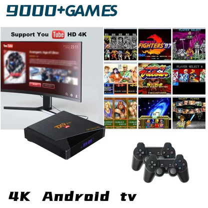 Android GameBox 4K – Consola de Juegos con 9000 Juegos & Sistema Dual