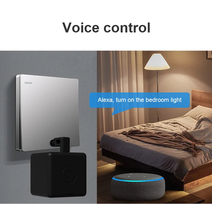 Tuya Zigbee Smart Fingerbot – Interruptor Automático para Cortinas, Garage y Botones con Control de Voz