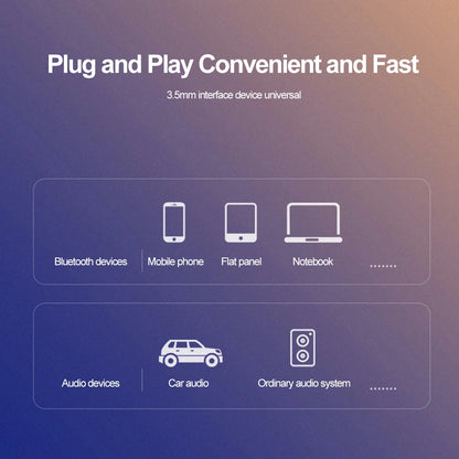 BlueLink 5.0 – Transmisor & Receptor Bluetooth con Audio AUX 3.5mm