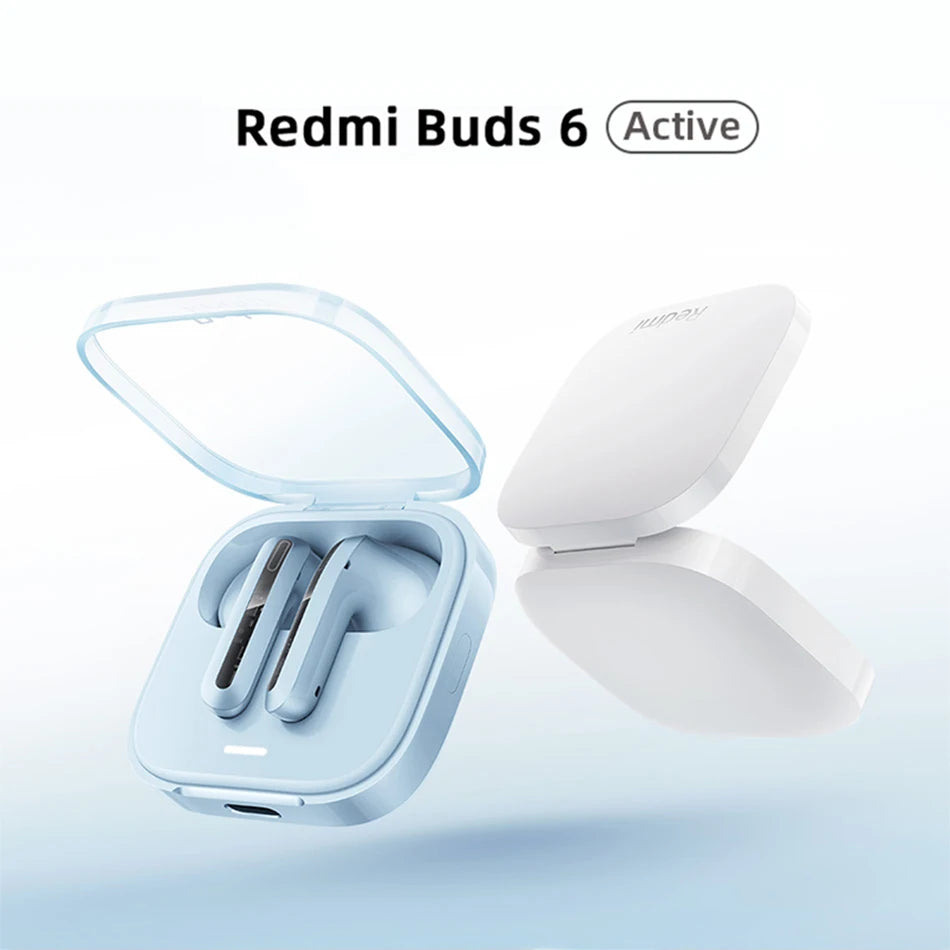 Xiaomi Redmi Buds 6 Active – Auriculares TWS Bluetooth 5.4, Cancelación de Ruido y Batería de 30 Horas