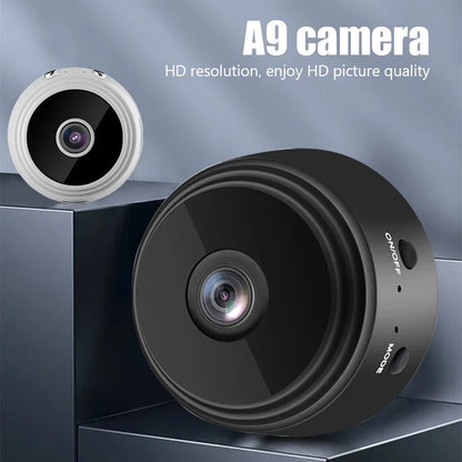 Mini Cámara WiFi 9 – Grabación de Video y Audio, Monitorización de Seguridad para Hogares Inteligentes