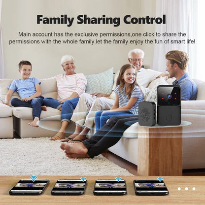 - Video Timbre WiFi Tuya – Cámara Inalámbrica de Seguridad, Compatible con Alexa & Google, Alimentación DC/AC/Batería