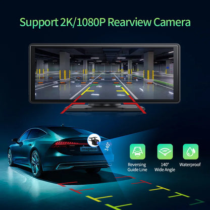 VisionDrive E64 – Cámara Dash Android 13 con CarPlay & GPS Integrado