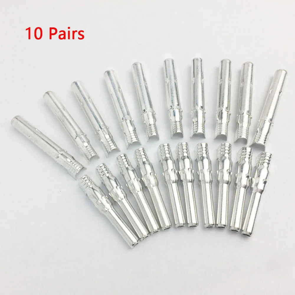 Set de 10/50/100 Pines de Conector Solar PV – Terminal Macho y Hembra para Cable de 1000V-1500V (2.5mm~6.0mm)