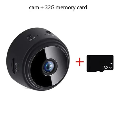 Mini Cámara WiFi 9 – Grabación de Video y Audio, Monitorización de Seguridad para Hogares Inteligentes