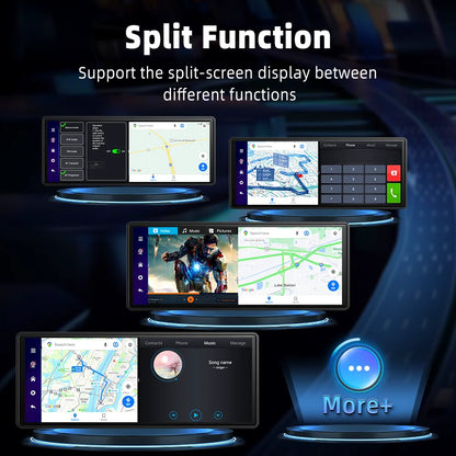 VisionDrive E64 – Cámara Dash Android 13 con CarPlay & GPS Integrado